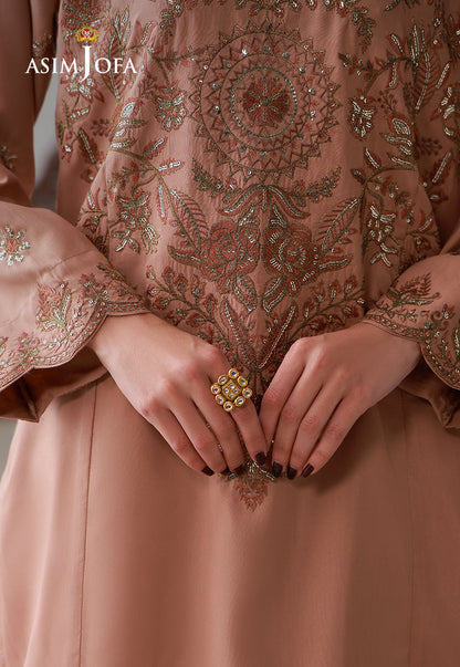 AJLPN-02 Embroidered Poly Silk Stitched 3pcs