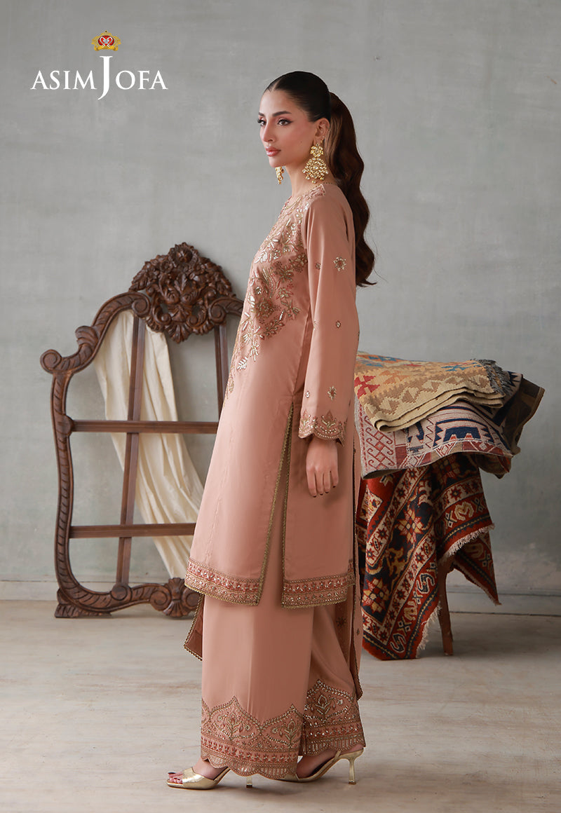 AJLPN-02 Embroidered Poly Silk Stitched 3pcs