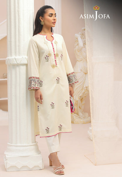 AJWS-01 (1-PC) EMBROIDERED SELF JACQUARD 1 PC