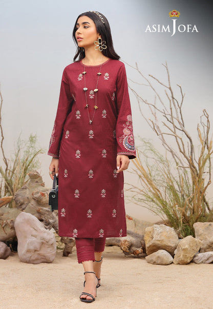 AJWS-03 (1-PC) EMBROIDERED SELF JACQUARD 1 PC