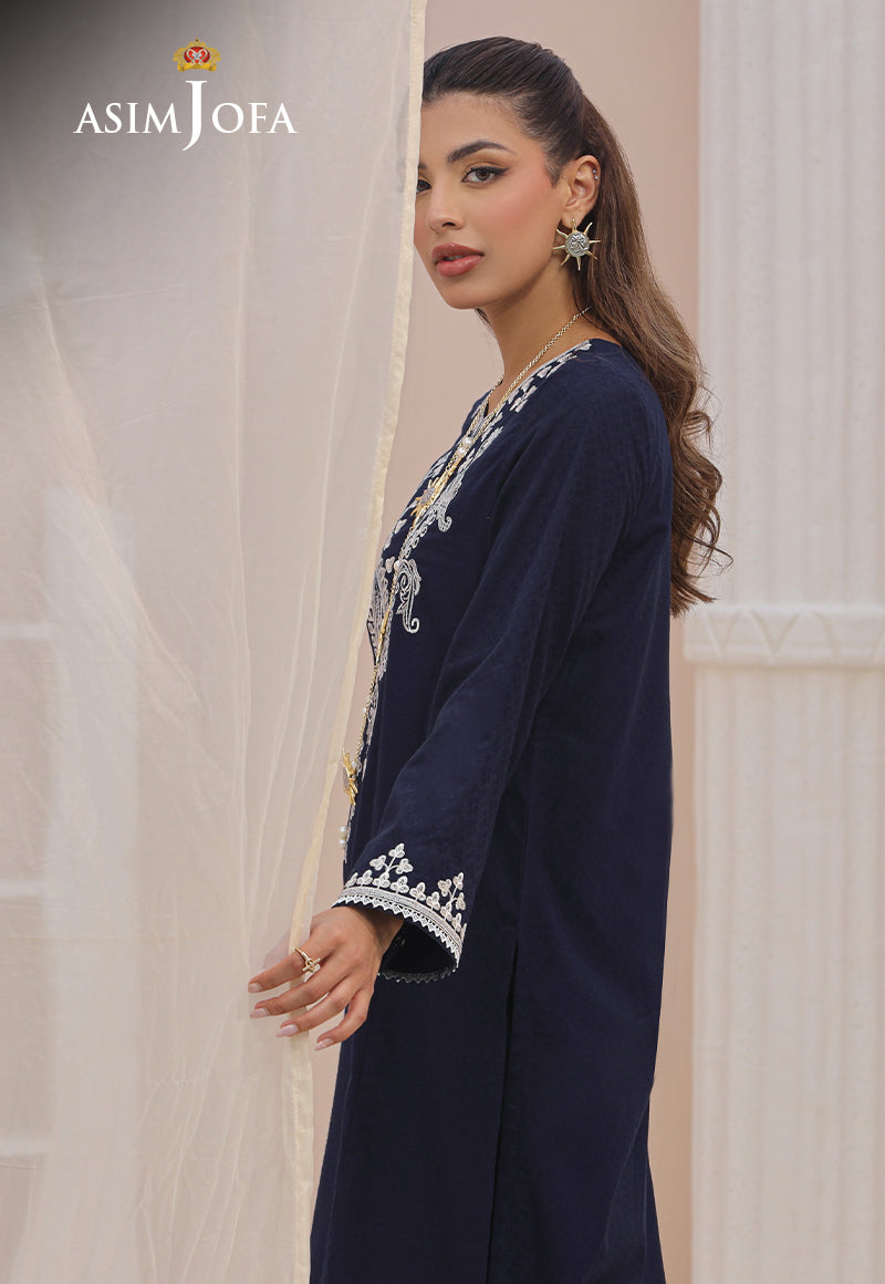 AJWS-04 (1-PC) EMBROIDERED SELF JACQUARD 1 PC