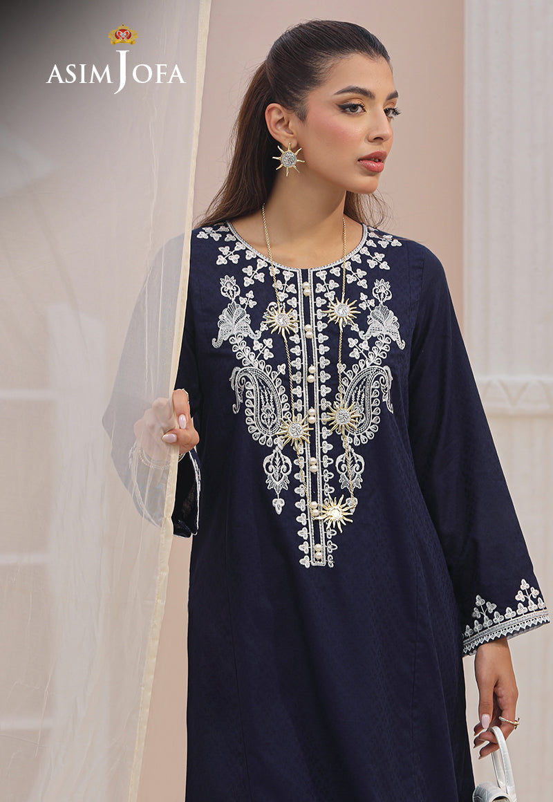 AJWS-04 (1-PC) EMBROIDERED SELF JACQUARD 1 PC