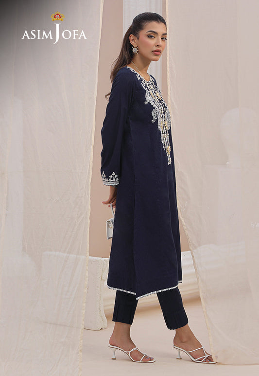 AJWS-04 (1-PC) EMBROIDERED SELF JACQUARD 1 PC