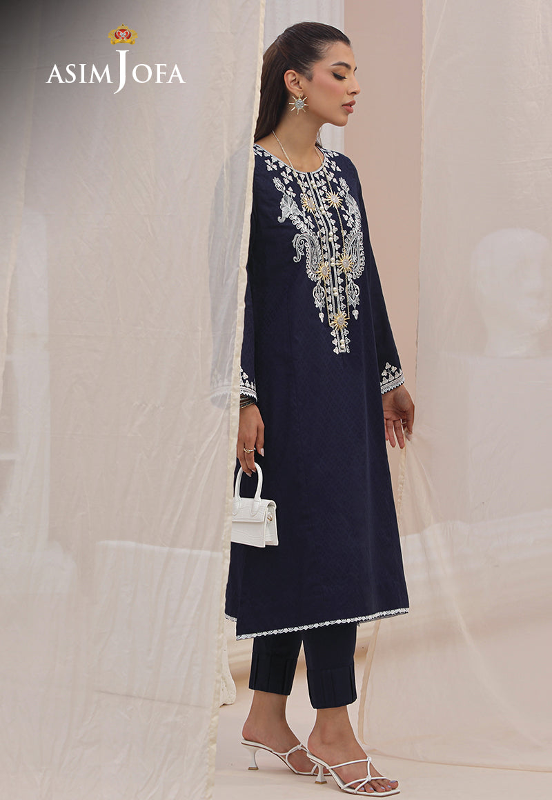 AJWS-04 (1-PC) EMBROIDERED SELF JACQUARD 1 PC