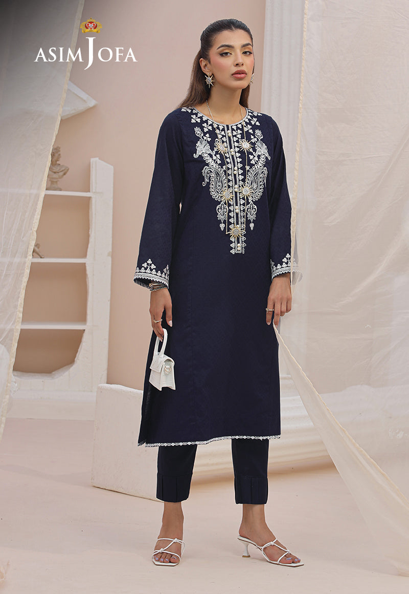 AJWS-04 (1-PC) EMBROIDERED SELF JACQUARD 1 PC