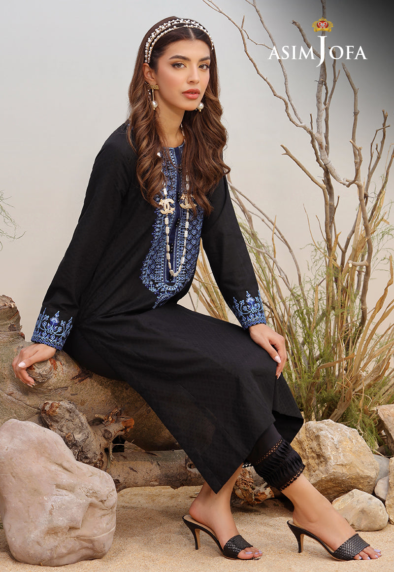 AJWS-05 (1-PC) EMBROIDERED SELF JACQUARD 1 PC