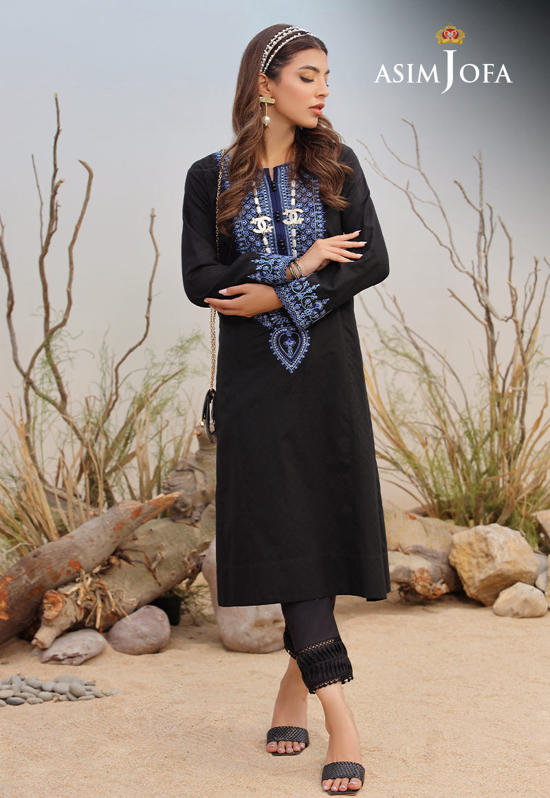 AJWS-05 (1-PC) EMBROIDERED SELF JACQUARD 1 PC