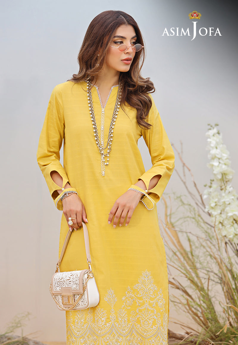 AJWS-07 (1-PC) EMBROIDERED SELF JACQUARD 1 PC