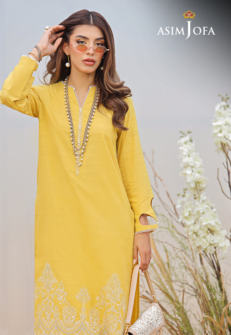 AJWS-07 (1-PC) EMBROIDERED SELF JACQUARD 1 PC