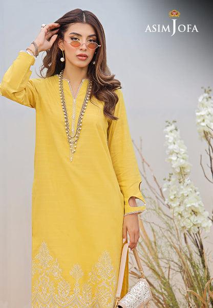 AJWS-07 (1-PC) EMBROIDERED SELF JACQUARD 1 PC