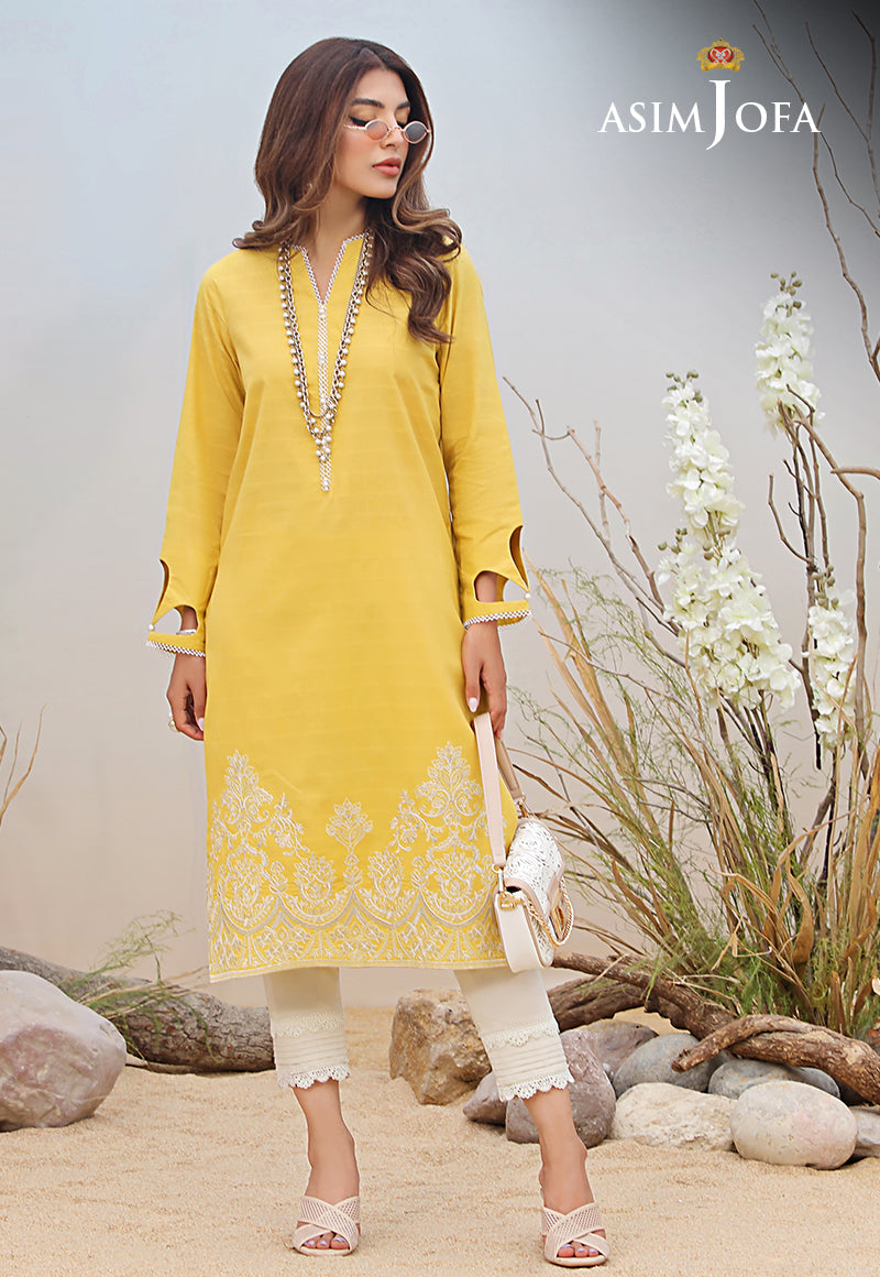 AJWS-07 (1-PC) EMBROIDERED SELF JACQUARD 1 PC