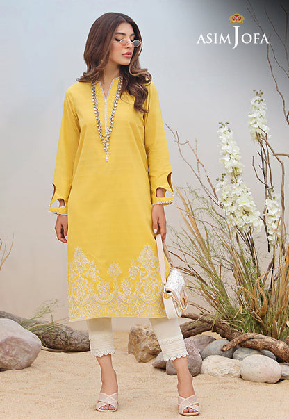 AJWS-07 (1-PC) EMBROIDERED SELF JACQUARD 1 PC