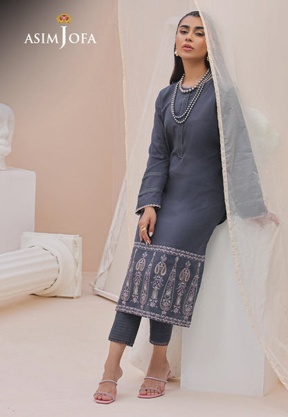AJWS-08 (1-PC) EMBROIDERED SELF JACQUARD 1 PC