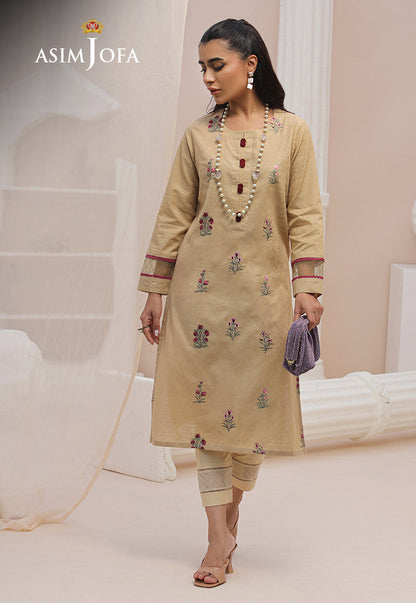 AJWS-09 (1-PC) EMBROIDERED SELF JACQUARD 1 PC
