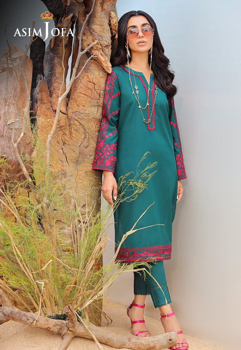 AJWS-10 (1-PC) EMBROIDERED SELF JACQUARD 1 PC