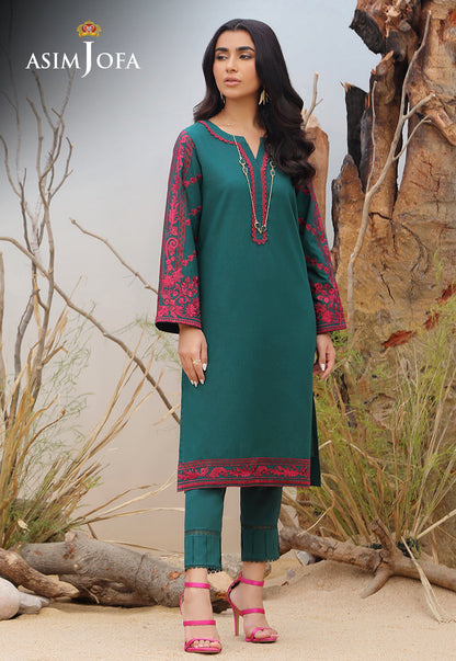 AJWS-10 (1-PC) EMBROIDERED SELF JACQUARD 1 PC