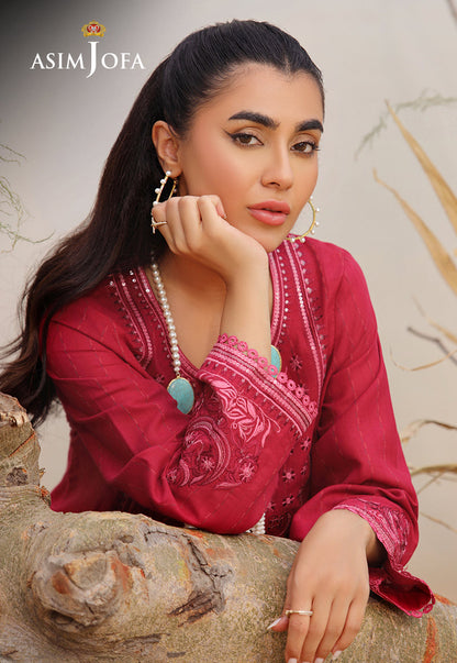 AJWS-12 (1-PC) EMBROIDERED SELF JACQUARD 1 PC