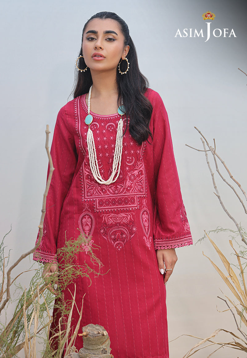 AJWS-12 (1-PC) EMBROIDERED SELF JACQUARD 1 PC