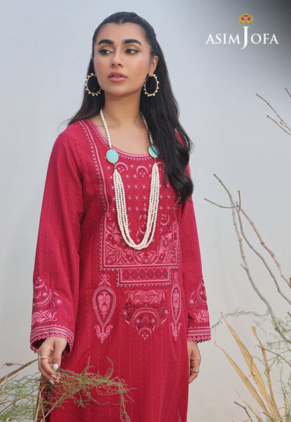 AJWS-12 (1-PC) EMBROIDERED SELF JACQUARD 1 PC