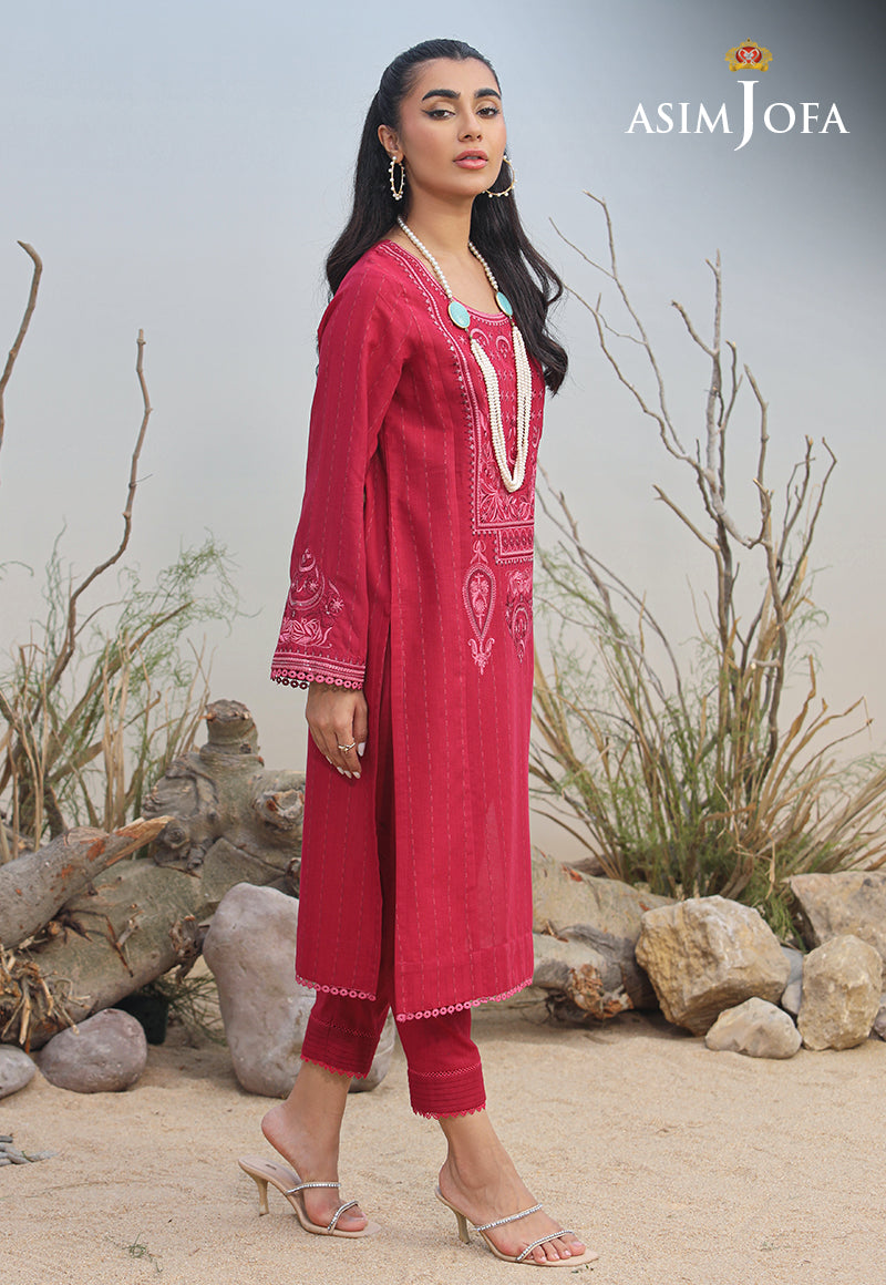 AJWS-12 (1-PC) EMBROIDERED SELF JACQUARD 1 PC