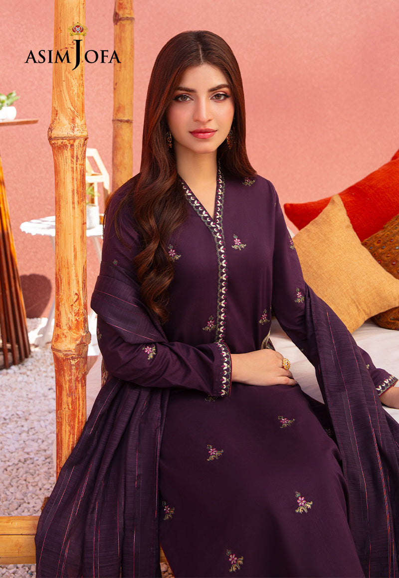 AJOD-30 EMBROIDERED CAMBRIC 3 PCS