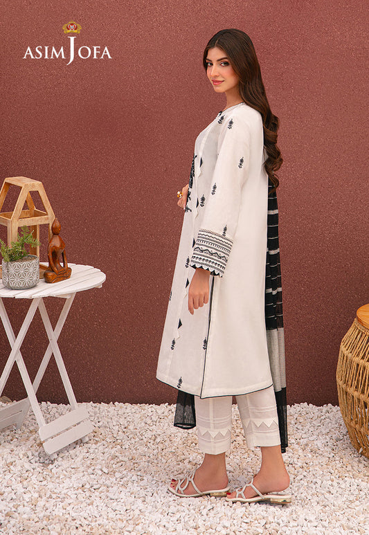 AJOD-34 EMBROIDERED CAMBRIC 3 PCS