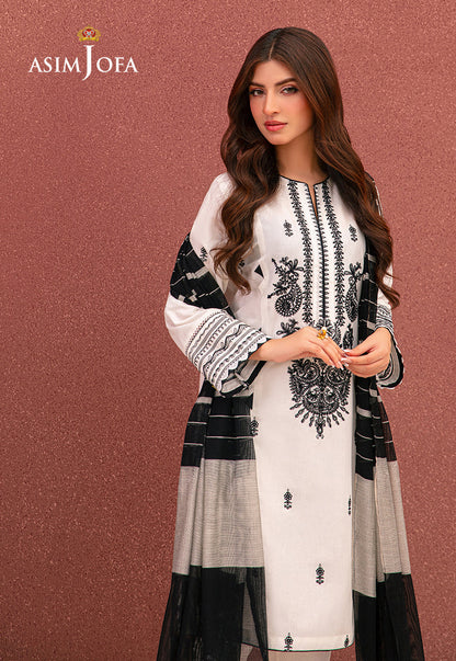 AJOD-34 EMBROIDERED CAMBRIC 3 PCS