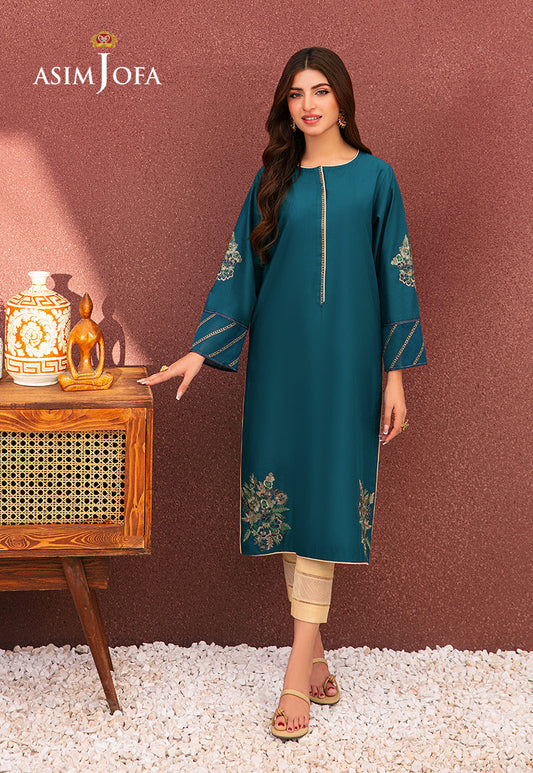 AJOD-10 EMBROIDERED SWISS LAWN 1 PC