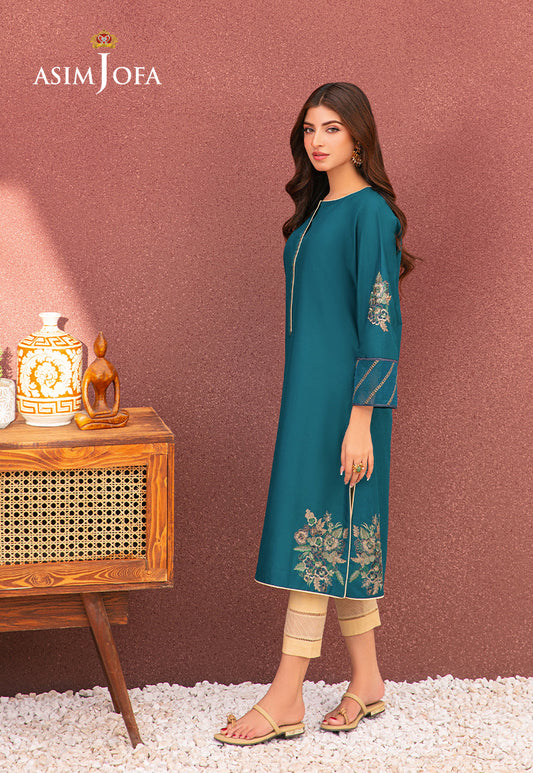 AJOD-10 EMBROIDERED SWISS LAWN 1 PC