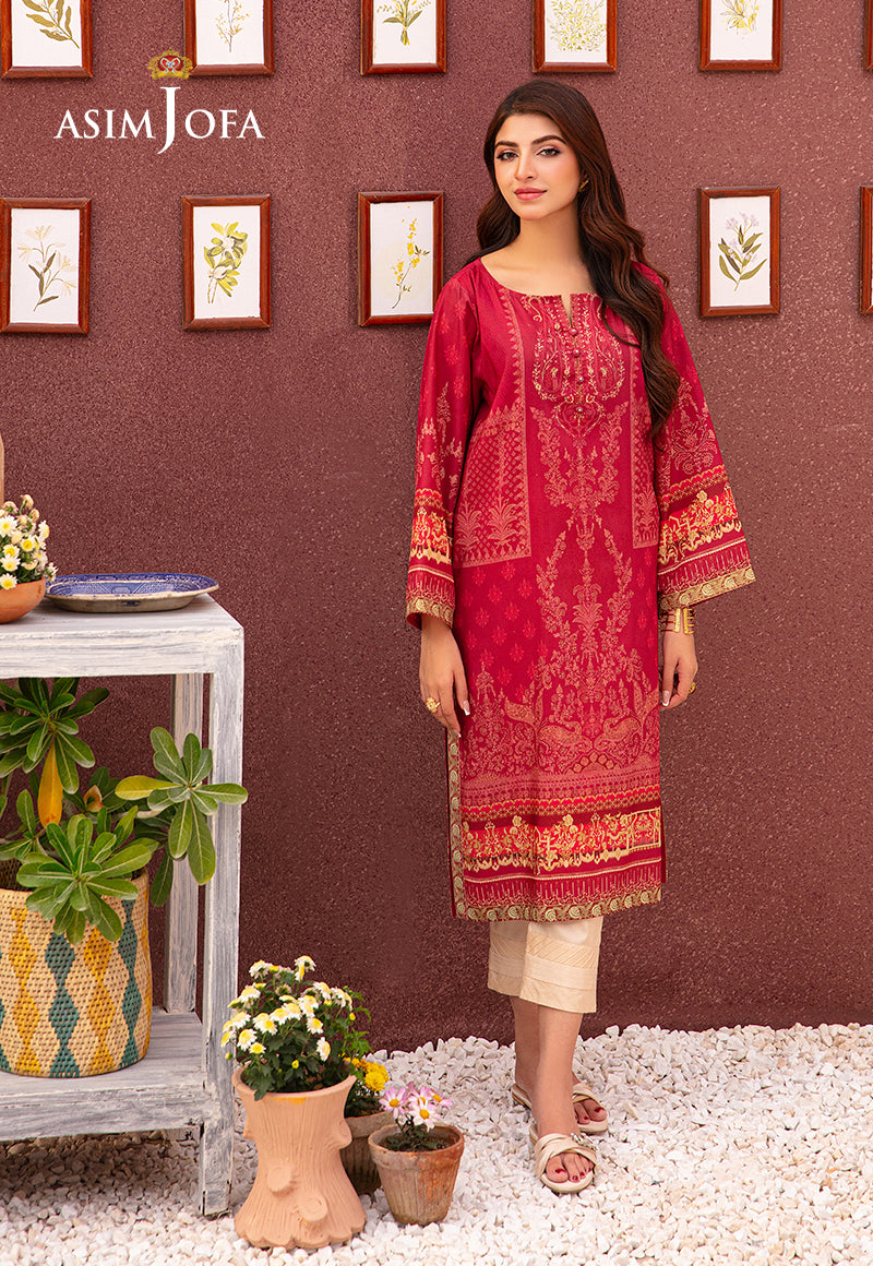 AJOD-07 PRINTED LAWN SILK 1 PC