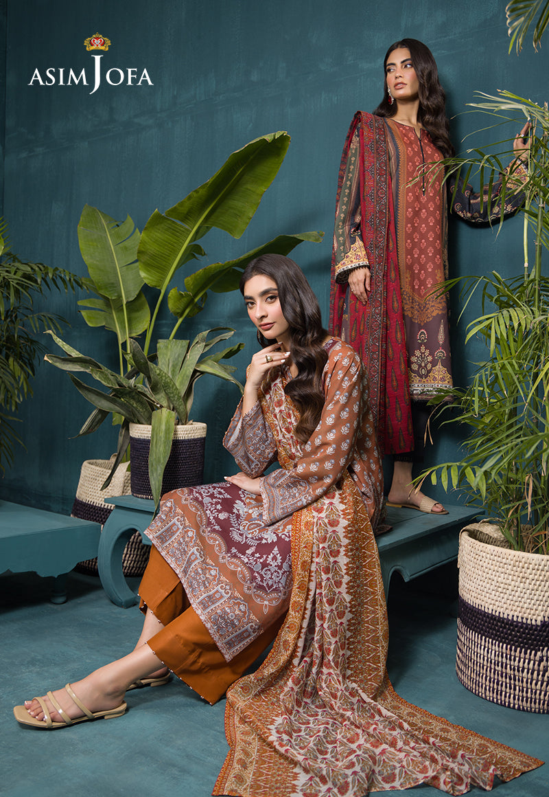 AJGR-14 PRINTED SWISS LAWN 3 PCS