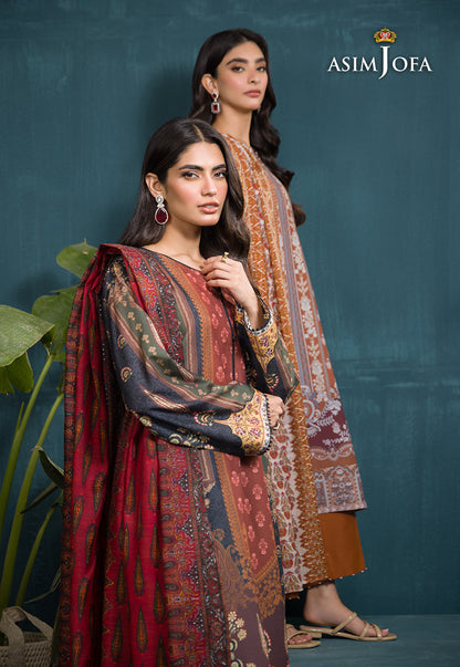 AJGR-14 PRINTED SWISS LAWN 3 PCS