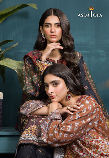 AJGR-17 PRINTED SWISS LAWN 3 PCS