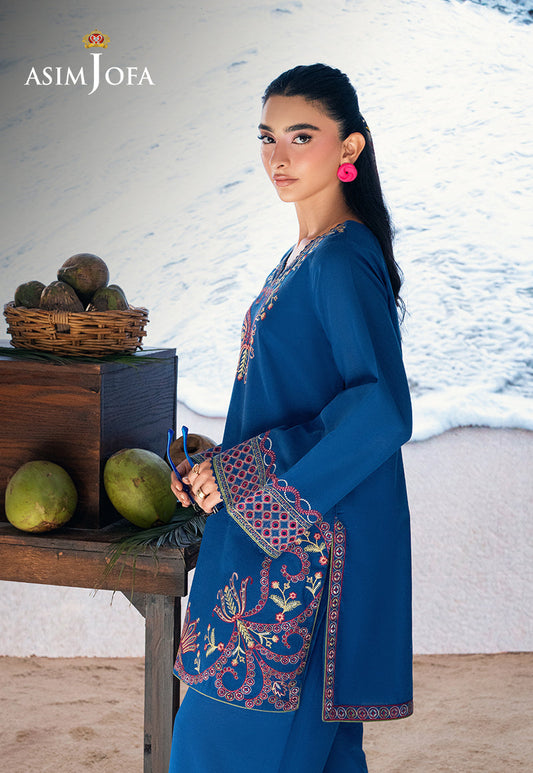 AJSBDP-05 Embroidered Lawn Stitched 2pcs