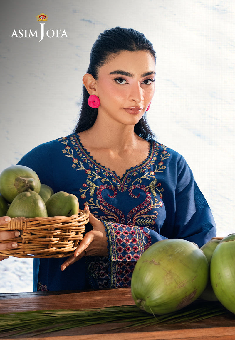AJSBDP-05 Embroidered Lawn Stitched 2pcs