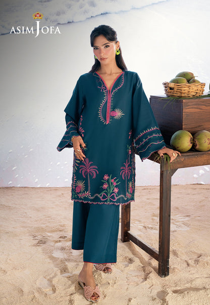 AJSBDP-01 Embroidered Lawn Stitched 2pcs