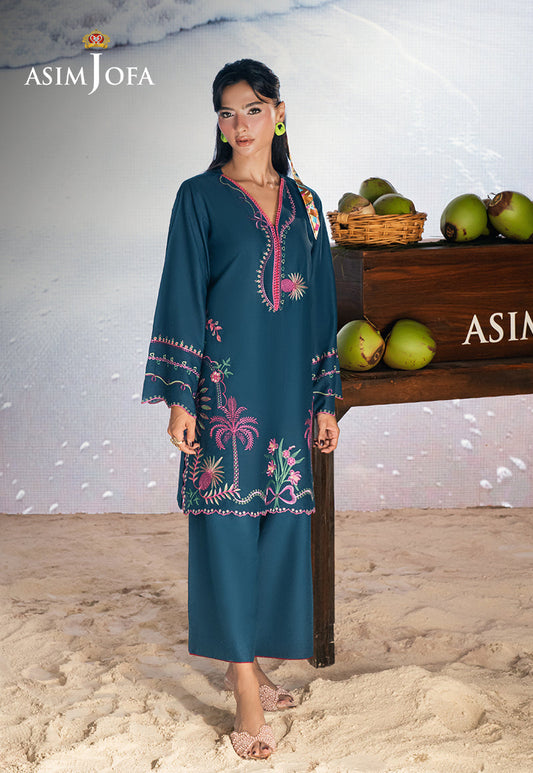 AJSBDP-01 Embroidered Lawn Stitched 2pcs