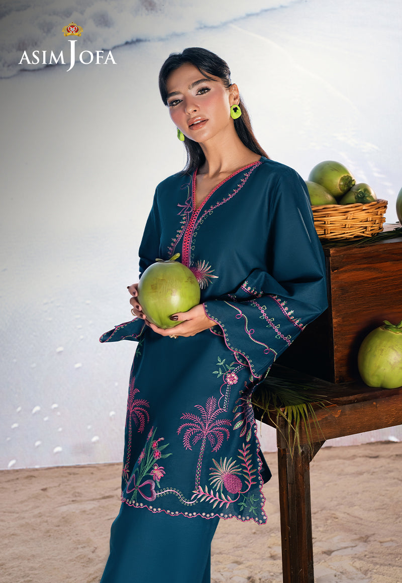 AJSBDP-01 Embroidered Lawn Stitched 2pcs
