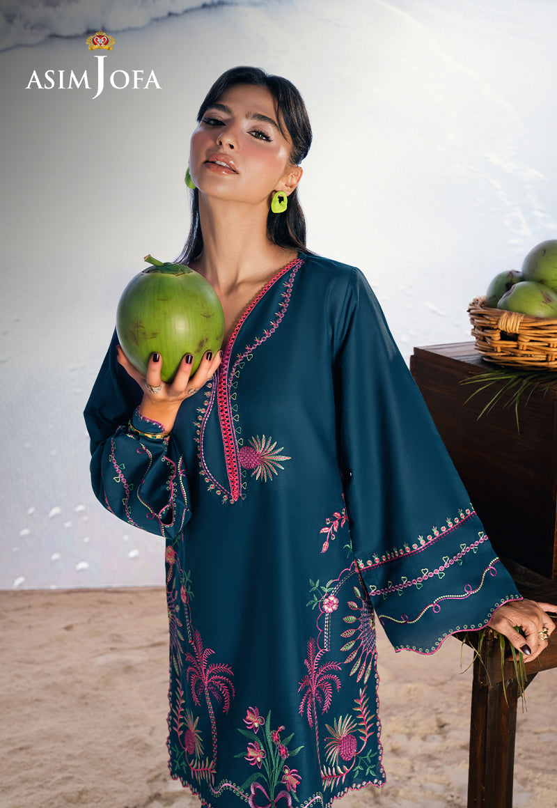 AJSBDP-01 Embroidered Lawn Stitched 2pcs