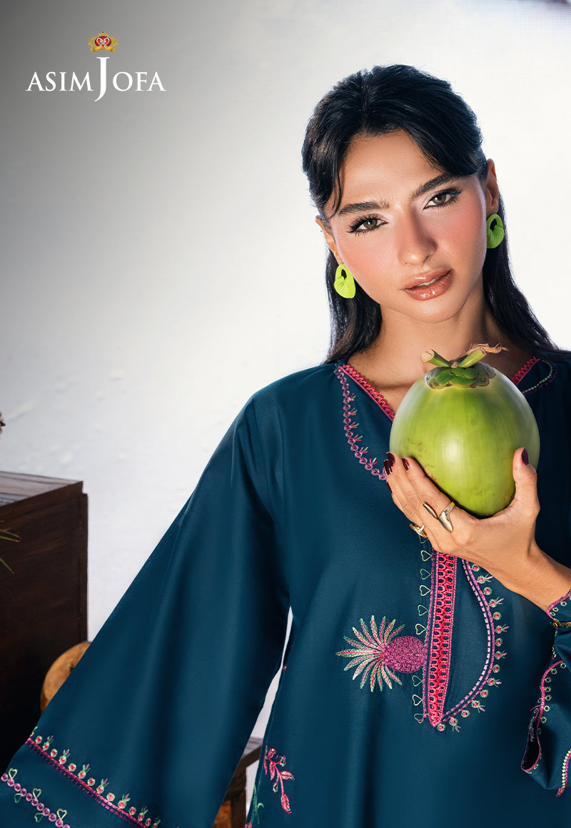 AJSBDP-01 Embroidered Lawn Stitched 2pcs