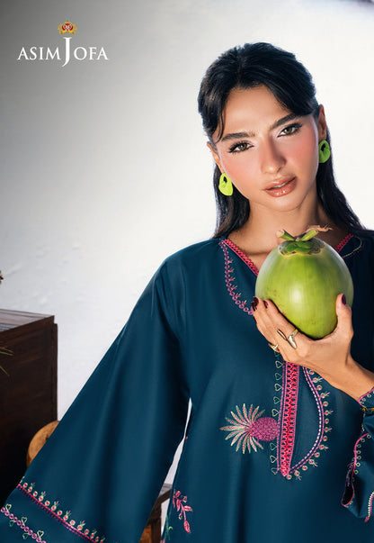 AJSBDP-01 Embroidered Lawn Stitched 2pcs