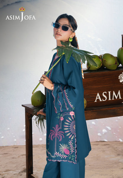 AJSBDP-01 Embroidered Lawn Stitched 2pcs