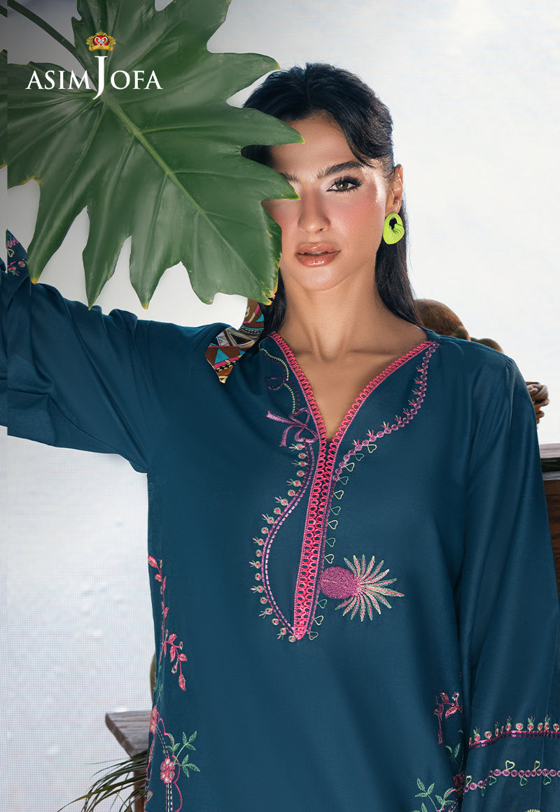 AJSBDP-01 Embroidered Lawn Stitched 2pcs