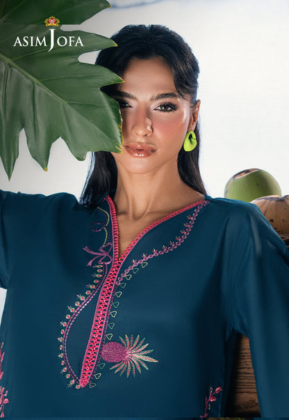 AJSBDP-01 Embroidered Lawn Stitched 2pcs