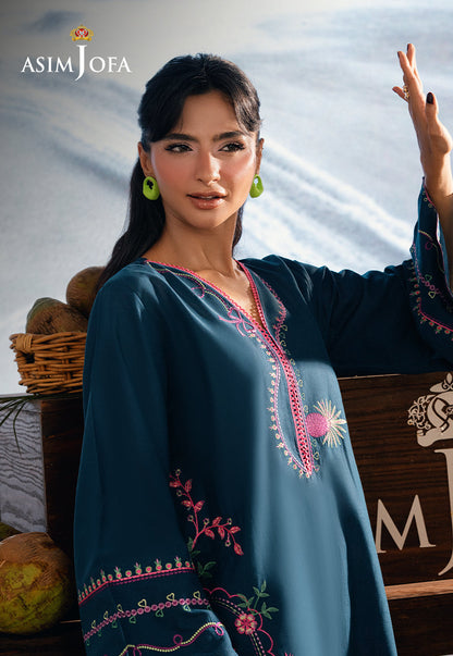 AJSBDP-01 Embroidered Lawn Stitched 2pcs