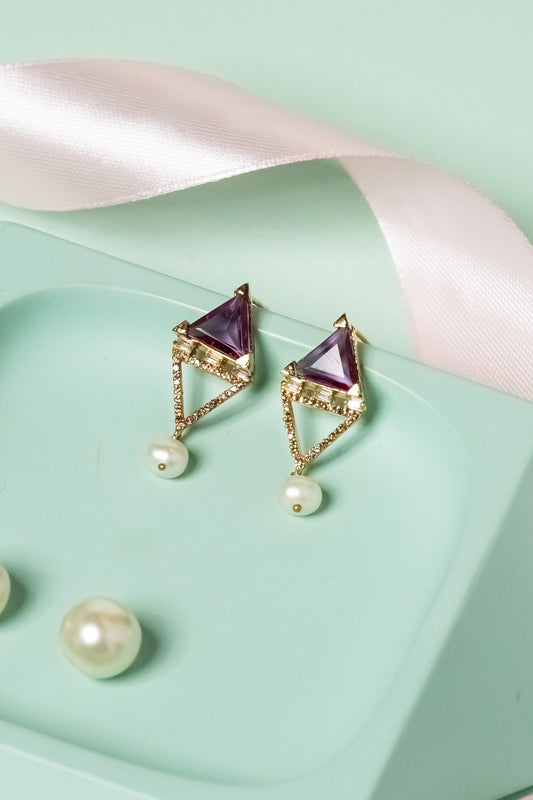Grape Sorbet Earrings