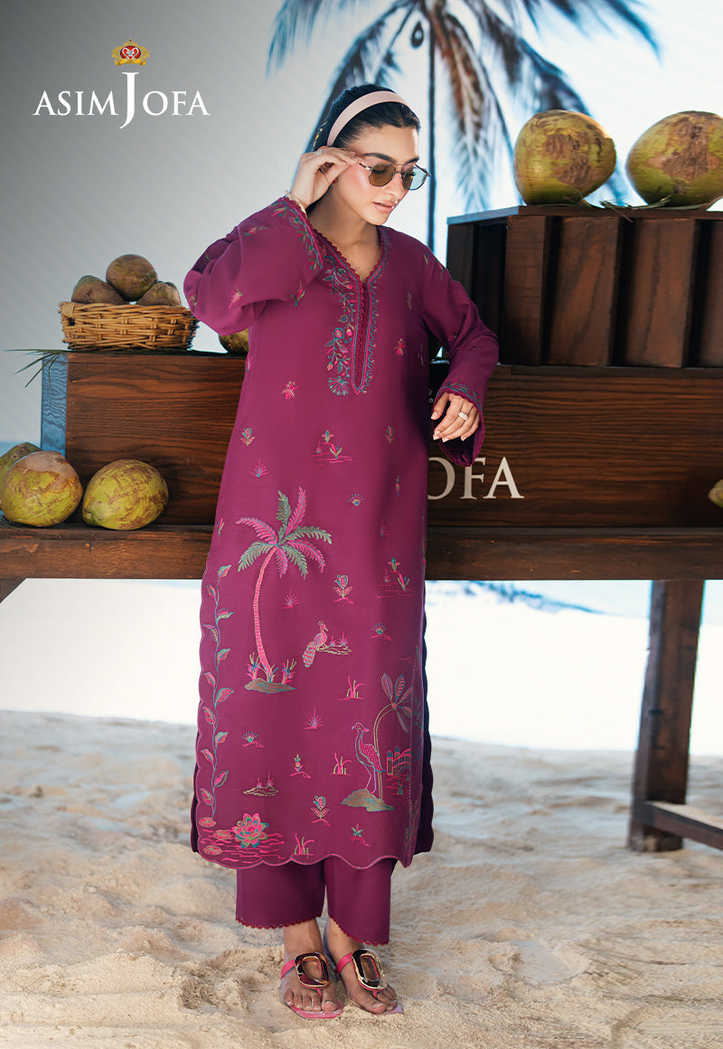 AJSBDP-07 Embroidered Lawn Stitched 2pcs