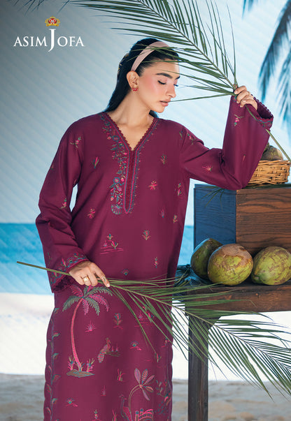 AJSBDP-07 Embroidered Lawn Stitched 2pcs