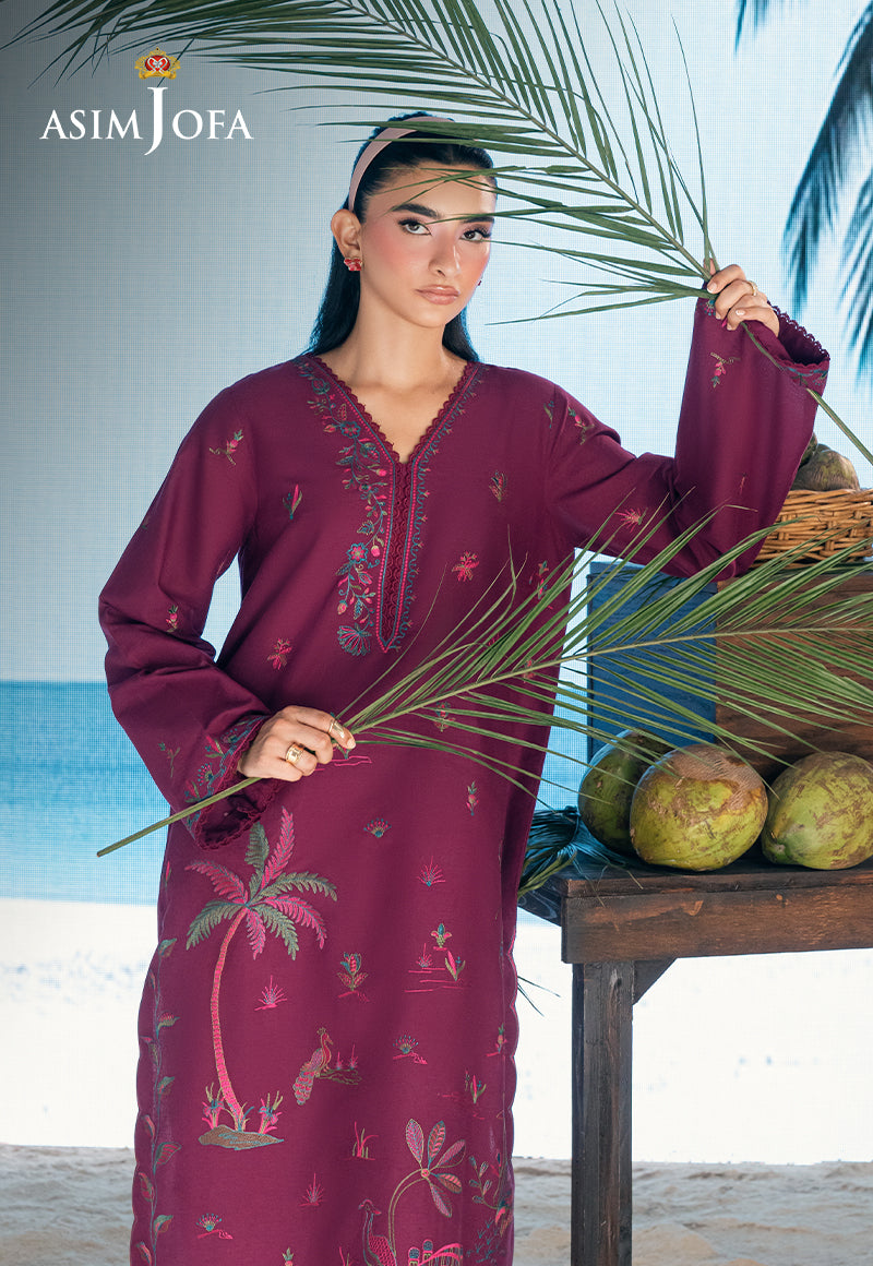 AJSBDP-07 Embroidered Lawn Stitched 2pcs