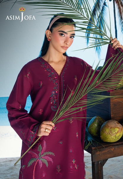 AJSBDP-07 Embroidered Lawn Stitched 2pcs